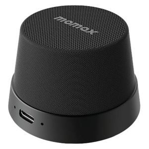  Momax Vibe Go Magnetic Wireless Speaker - Water Resistance IPX6 - Battery Life Up to 12 hours - Black 