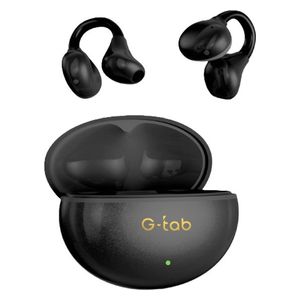 G-tab TWS-Clip3 - In Ear Headphones - Bluetooth 6.0 - Lightweight & Comfortable - Black