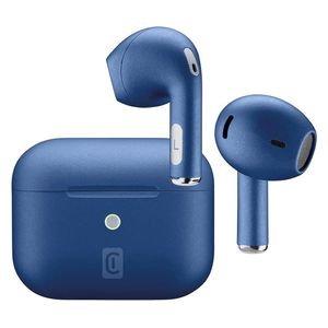 Cellularline 4534 - Bluetooth Headphone In Ear - Environmental Noise Cancellation - Blue