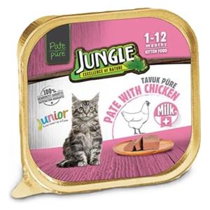  Jungle Kitten Pate with Chicken Cat Food - 100g 