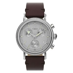  Timex Watch TW2W20800 For Men - Analog Display, Leather Band - Brown 