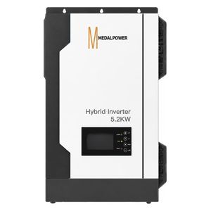  ميدال باور محول طاقة هجين - 5.2 كيلو واط - MPi52KW48VPVM - أسود 