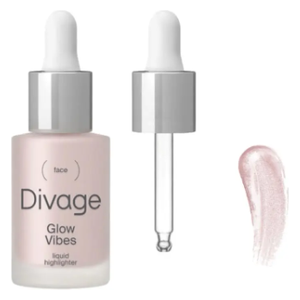  Divage Liquid Highlighter Glow Vibes, Lightweight and Blendable Formula - 01 GV 