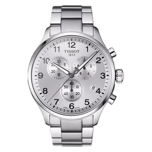 Tissot Watch T1166171103700 For Men - Analog Display, Stainless Steel Band - Silver