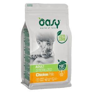 Oasy Adult Sterilized Chicken Dry Cat Food - 1.5Kg 