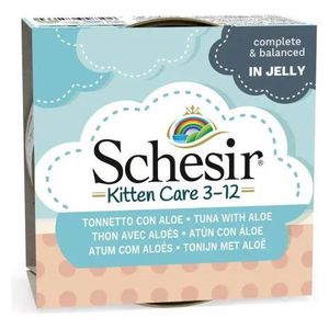 Schesir kitten Tuna With Aloe in Jelly Cat Food - 85g