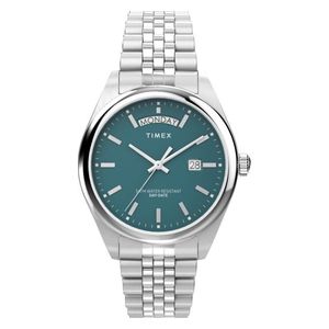  Timex Watch TW2V68000 For Men - Analog Display, Stainless Steel Band - Silver 