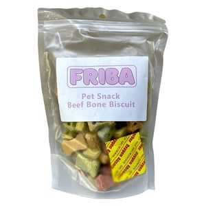  Friba Beef Bone Biscuit Dog Snack - 200g 