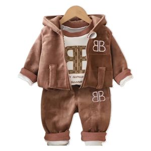 Boys BB Velour Hoodie Set - 2-3Y