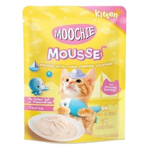  MOOCHIE Mousse Tuna & Calamari Cat Food - 70g 