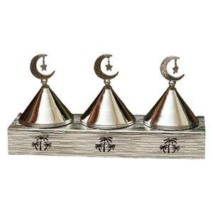  RiqaHome Dessert & Date Server Set - Silver 