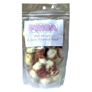  Friba Beef Knoted Dog Snack - 200g 