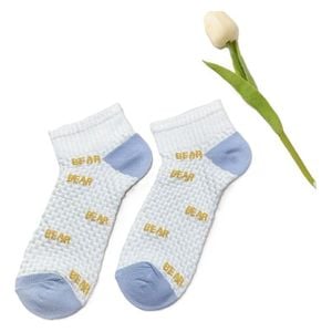  جوارب 24 للجنسين - ابيض حليبي 