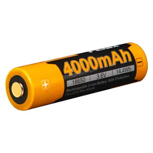  Fenix ARB-L18-4000 - 18650 Rechargeable Li-ion Battery - 3.6V - 4000mAh - Orange 