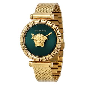 ساعة فيرساتشي للنساء VEDV00819 - عرض بعقارب, سوار من الستانلس ستيل - ذهبي