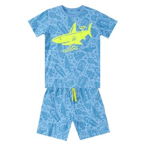 Shark Sea Boy T-shirt&Shorts Set - 4Y