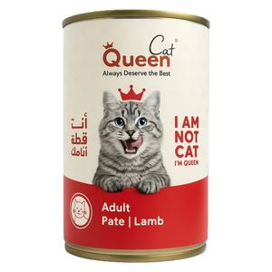 Queen Cat Adult Pate Lamb Cat Food - 400g