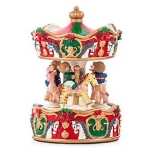  LC Waikiki Home Teddy Horse Carousel Music Box - 17 cm 