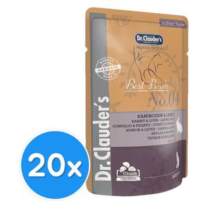 Dr.Clauder Rabbit & Liver Cat Food - 20 pieces
