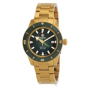 ساعة رادو للرجال R32136323 - عرض بعقارب, سوار من الستانلس ستيل - ذهبي