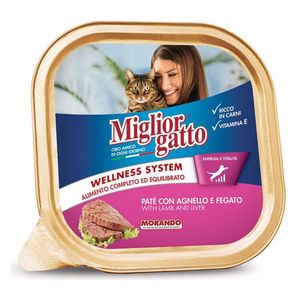 Miglior Gatto Lamb & Liver Cat Food - 100g