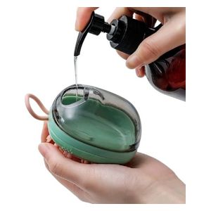 شامبو فرشاة التدليك للقطط - اخضر