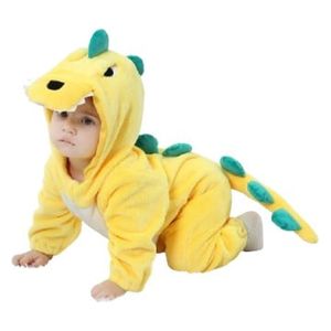  بدلة ديناصور بقبعة للأولاد - 4-5 سنوات 