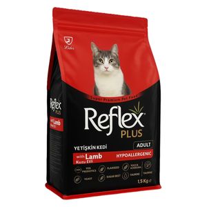 طعام ريفلكس بلس للقطط البالغة بنكهة لحم الضأن - 1.5 كغم