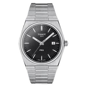 Tissot Watch T1374101105100 For Men - Analog Display, Stainless Steel Band - Grey