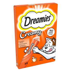 Dreamies Creamy Tasty Chicken Cat Snack - 4 Pieces
