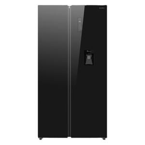  Dama DRS91B - French Door Refrigerator - 26 ft - 670 L - Total No Frost - Inverter Compressor - Water Dispenser - Smart & Holiday Modes - Black Glass 