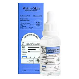  Wati For Skin Hyaluronic Acid Essence Microshot 100 - Deep Hydrating Serum - 30ml 