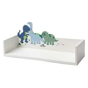  Ernting’s Family Dino Wall Shelf - Kids Wooden Decor - Blue 