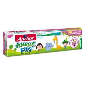  Anchor Jungle Kids Toothpaste With Toothbrush - 50g 