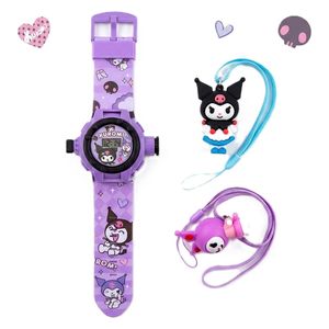  Sanrio Kuromi 777-251B - Projection Watch - Digital Display - Purple 