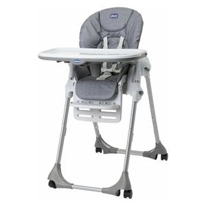  شيكو كرسي طعام للأطفال قابل للتعديل - Polly Easy - رمادي 