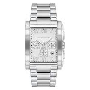  ساعة .يو.اس. بولو اسن للرجال USPA1117-04 - عرض بعقارب, سوار من الستانلس ستيل - سلفر 