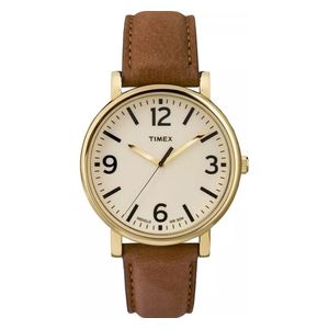 Timex Watch T2P527 For Men - Analog Display, Leather Band - Brown 