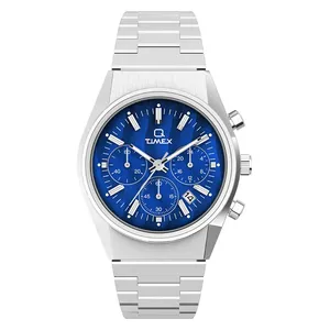  Timex Watch TW2W33700 For Men - Analog Display, Stainless Steel Band - Silver 