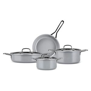  طقم ادوات طهي كاراكا - 7 قطع - رمادي 