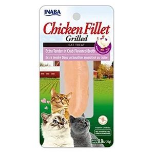 Inaba Grilled Chicken & Crab Flavored Cat Food - 25g