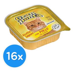  Gran Bonta Pate Chicken Cat Food - 16 Pieces 