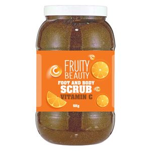  فروتي بيوتي مقشر للقدمين والجسم غني بفيتامين سي - 5 كغم 