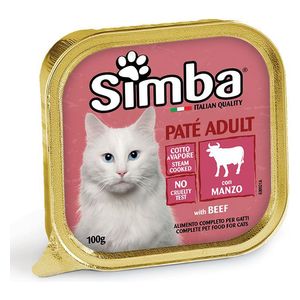 Simba Paté with Beef Cat Food - 100g
