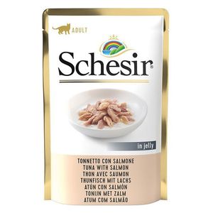  Schesir Tuna & Salmon in Jelly Cat Food - 85g 