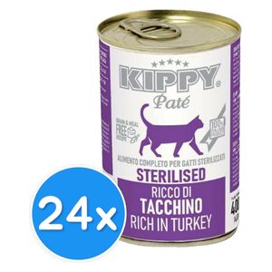 KiPPY Sterilized Turkey Cat Food - 24 Pieces
