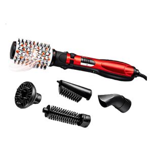  Golden House 5 in 1 Rotating Hair Styler Brush - Red 