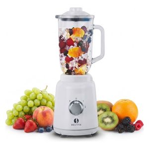  BESTFIX BZZ-89 - Glass Blender - 1000 ml - 300W - White 