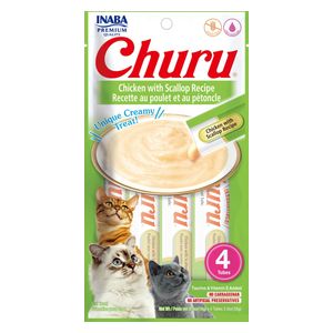 Churu Chicken & Scallop Cat Snack - 4 pieces