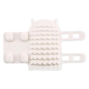 فرشاة يدوية للعناية بالحيوانات الأليفة - اوف وايت